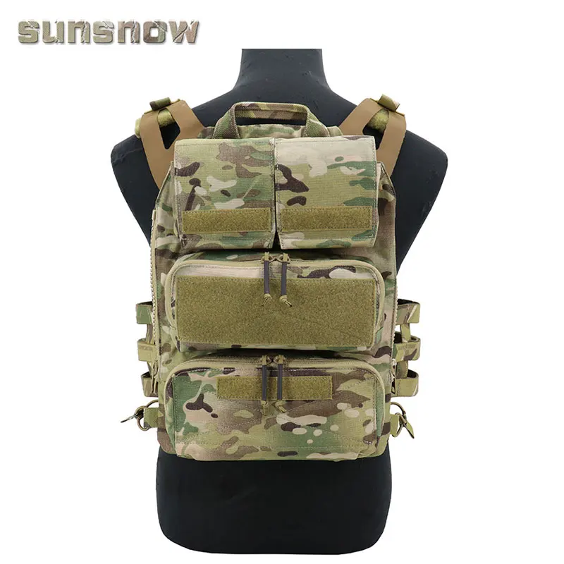 Tactical Hunting Training Tank Top Pouch zip-on panel 2.0 JPC AVS Backpack Large Capacity Zipper Panel Pack