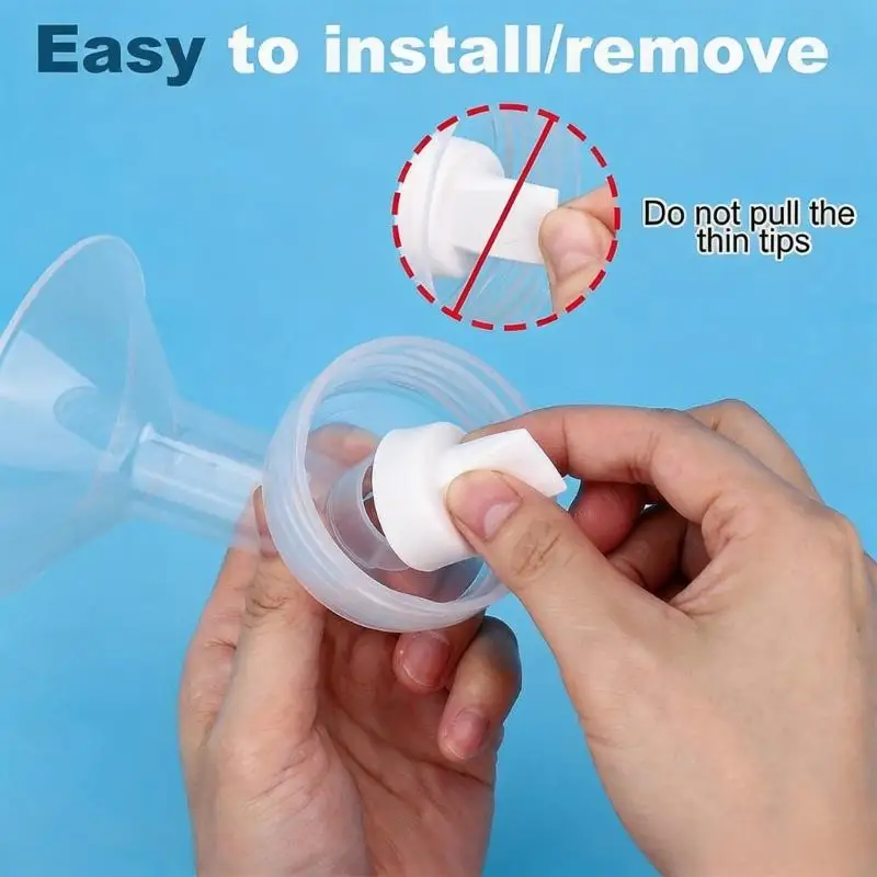 8Pcs Silicone Tubing Diaphragm and Backflow Protector Duckbill Valves for Spectra S1 9 Breast Accessories A2UB