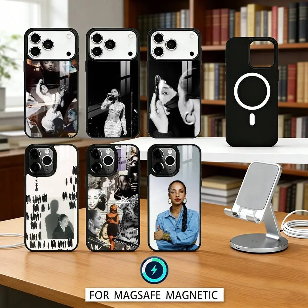 

S-Sade Adu Soldier of Love Phone Case For iPhone 17,16,15,14,13,12,Pro,Max For Magsafe Magnetic Wireless Charging