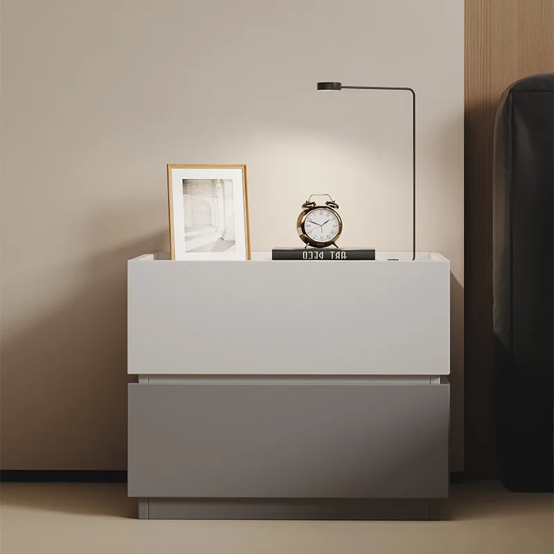 Storage Cabinet, Locker and Modern  Combination, Light Luxury, High-end Feeling, Bedroom Creative Bedside Table, Bedside Table