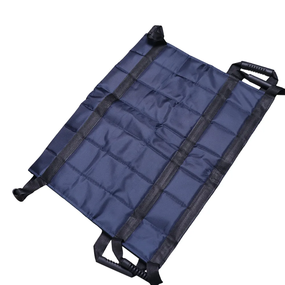 Mat Portable Patient Transfer Pad Large with 6 Handles Positioning Bed Sheet Foldable Soft Elderly Lift Sling for Disabled