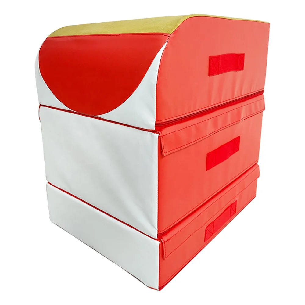 

Спортивное оборудование LDK: Гимнастический четырехсекционный тренажер-лошадка для фитнеса, многофункциональный бокс для прыжков и акробатики