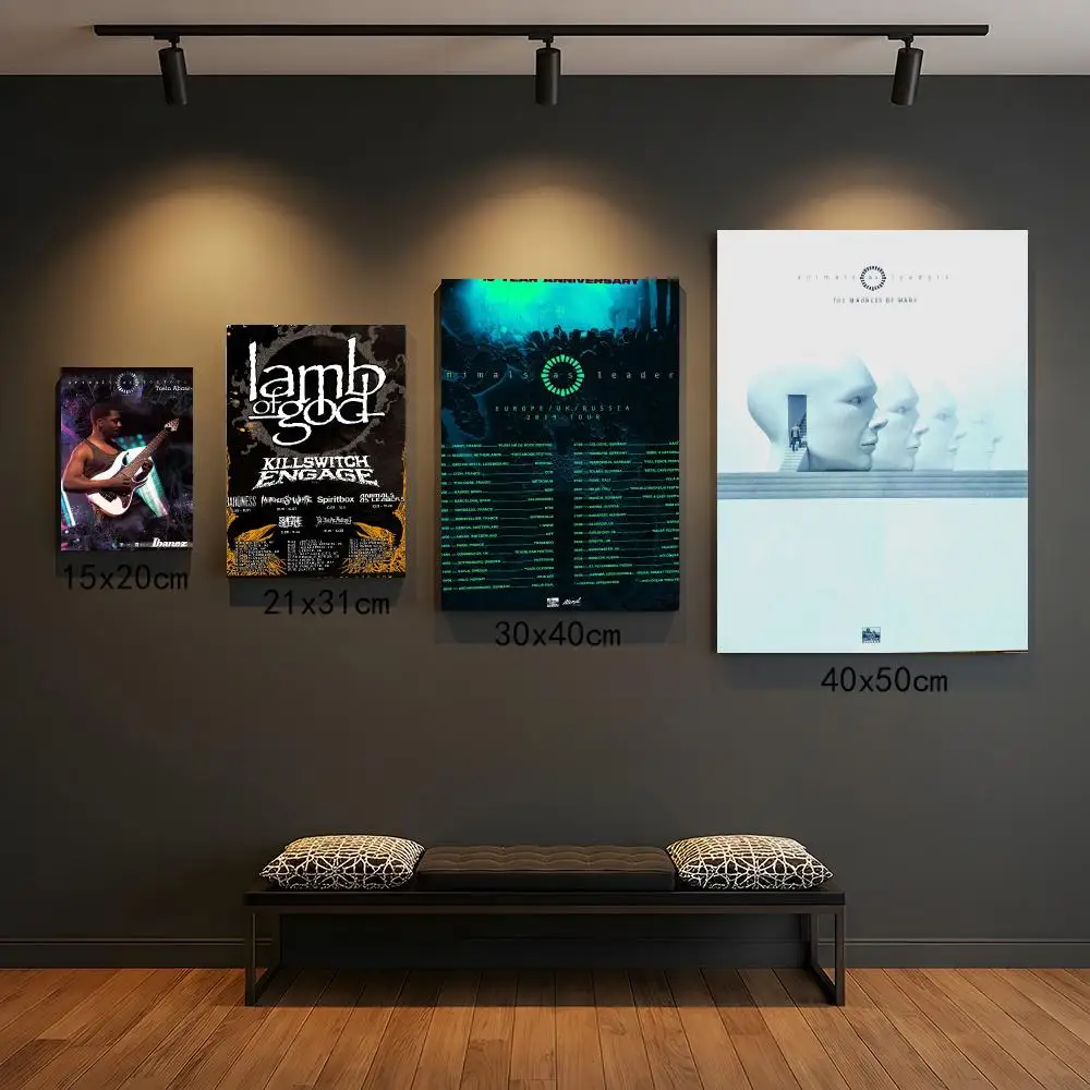 band A-Animals as Leaders-S Painting Calligraphy Boho Botanical Decor for Living Room  Elegant Home Style