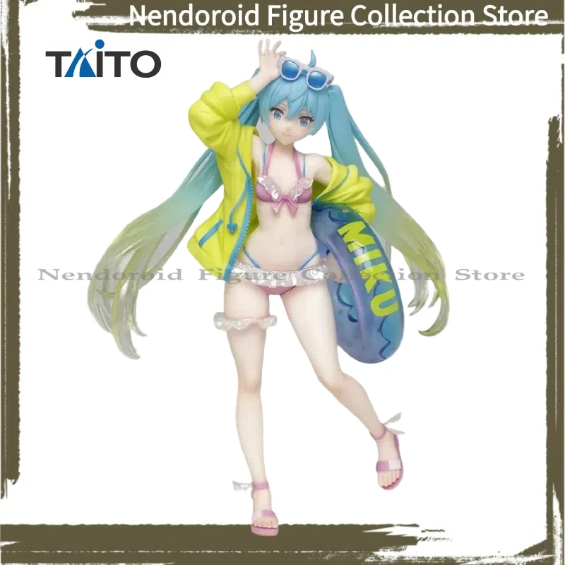 

In Stock TAITO Four Seasons Series Hatsune Miku Part 3 Summer Beach Desktop Cute Anime Action Figure Toy Gift Model Collection