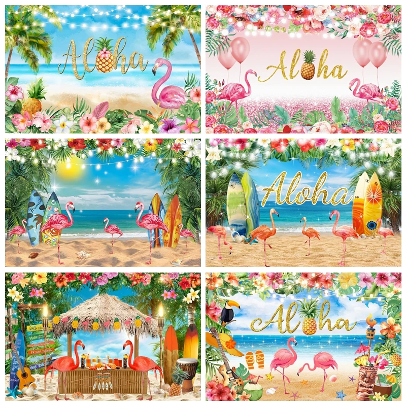 ฉากหลังนกกระเรียนฮาวายสำหรับการถ่ายภาพในช่วงฤดูร้อนสำหรับการถ่ายภาพชายหาดตกแต่งปาร์ตี้ฤดูร้อนพื้นหลังภาพถ่ายสตูดิโอถ่ายภาพบุคคล