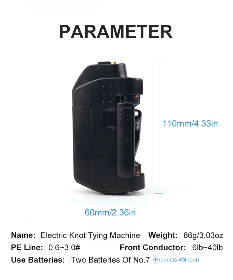 Königreich Heißer Elektrische Knoter Angeln Werkzeuge ASSIST GT PR FG Knoten Knotting Maschine Angeln Spuler Linien Japan Knoten Werkzeug – Detail 3