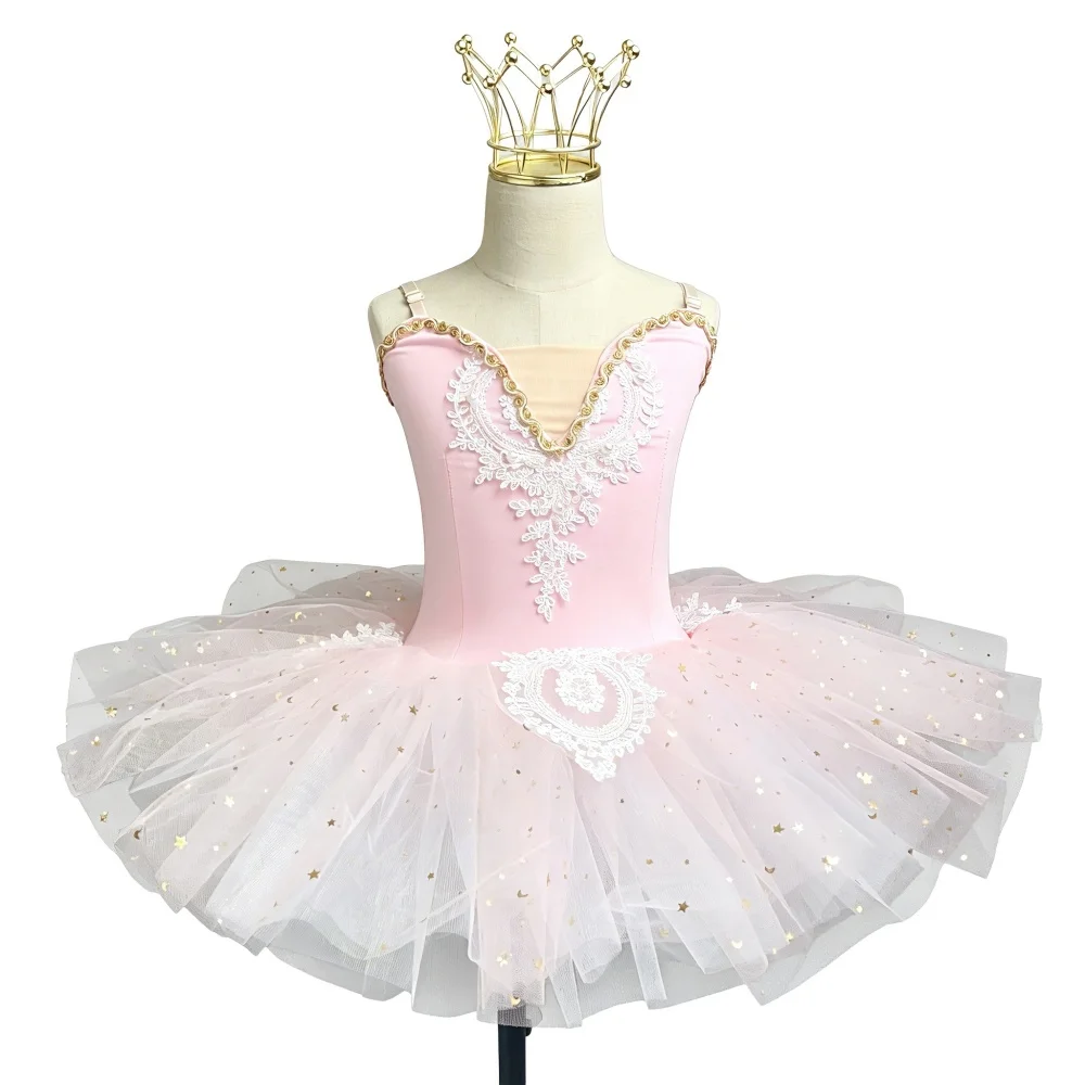 Children's Ballet Skirt Girls' Dance Skirt Campus Dance Programs Ballet Dancer Costumes Stage Collective Performance Costumes