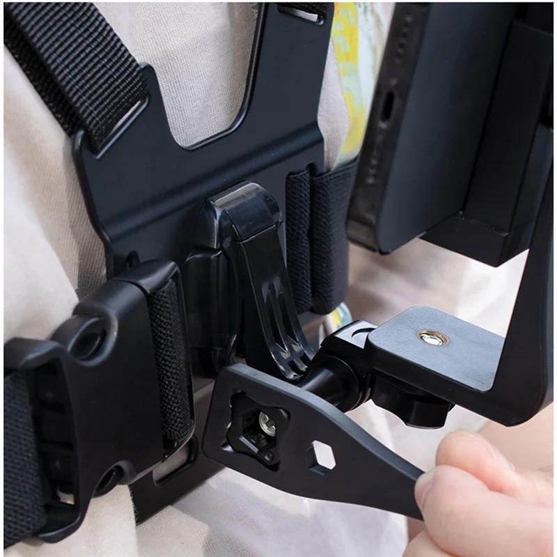 【B74A】For Gopro Osmo Phone All-In-One 5Pcs Action Camera Kit Head Strap Chest Straps Mount Adjustable