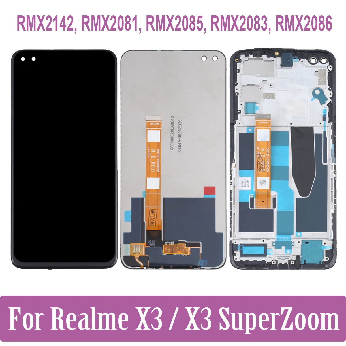 

For Realme X3 SuperZoom LCD Display RMX2086 RMX2142 RMX2081 RMX2085 RMX2083 Touch Screen Digitizer Assembly