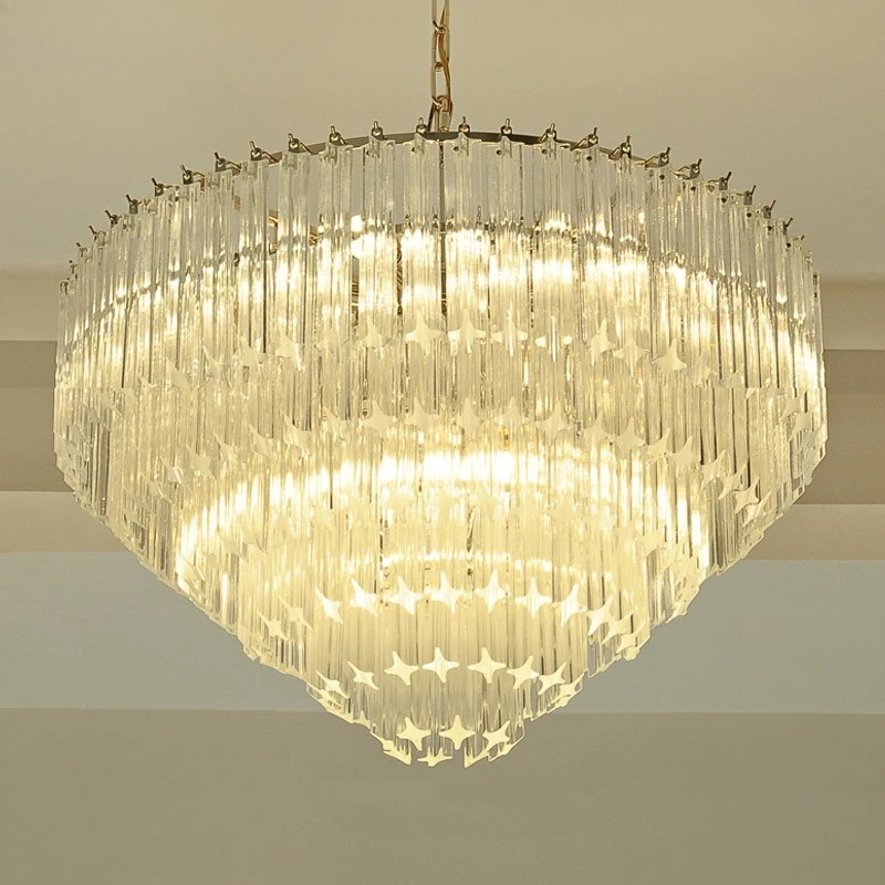 

Modern Luxury Crystal Chandeliers Home Lighting For Living Dining Room Lustre Decorate Indoor Ceiling Pendant Led Lights Fixture