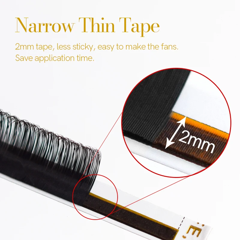 Eyelashes Extensions Supplies 16 Rows Narrow Thin Tape 3D 4D 6D Women Makeup Tools High Quality