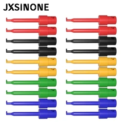 JXSINONE P5001 20 sztuk multimetr zestaw przewodów prowadzących hak testowy klip Grabbers sonda testowa SMT/SMD IC D20 spawanie kabli