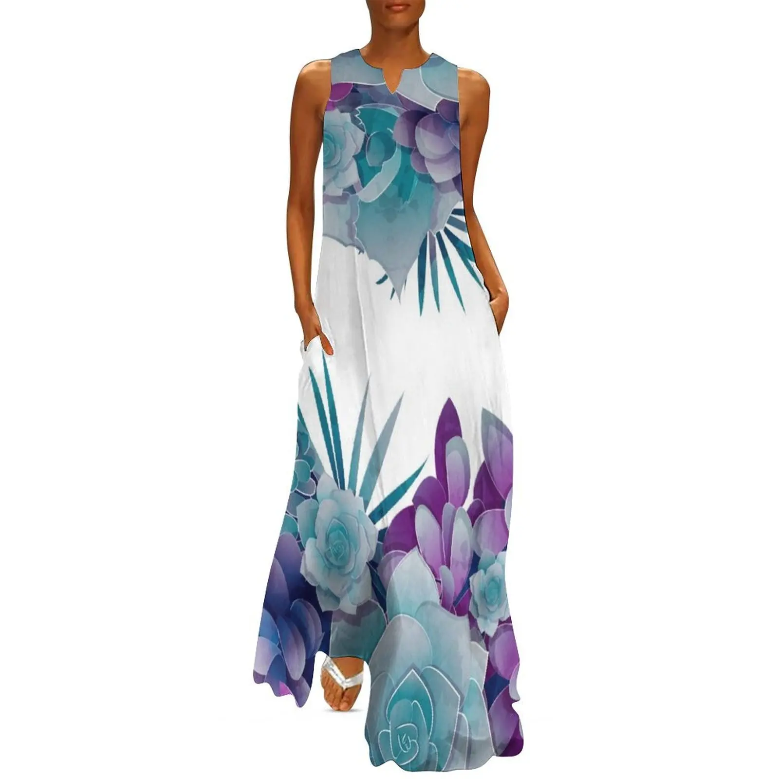 

Succulent Love II Long Dress dresses summer woman 2025 Beachwear women's summer clothing 2025 Dress