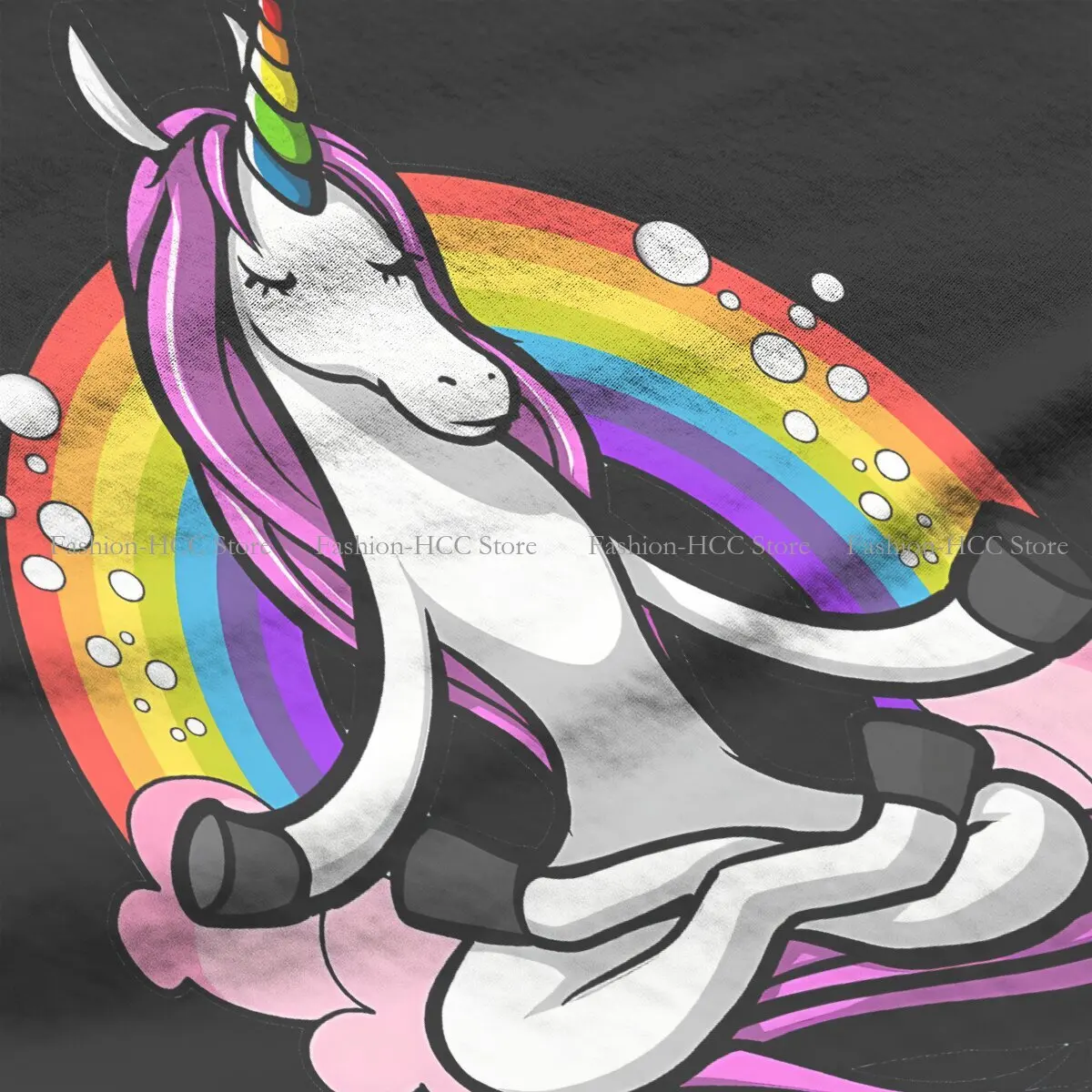 Zen Yoga Classic Graphic TShirt in poliestere Unicorn Cute Creative Tops maglietta Casual T-Shirt da donna