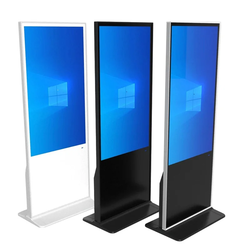 High Efficiency Advertise Player Lcd Indoor Touch Floor Standing Kiosk Advertising Display Screen for Shopping Mall for Sale