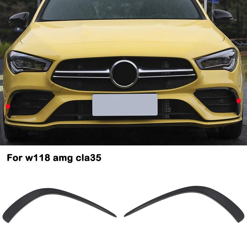 

Для Mercedes Benz CLA W118 CLA35 передний бампер левая и правая решетка, спойлер, противотуманная фара, накладка на решетку A1188856301 A1188856401