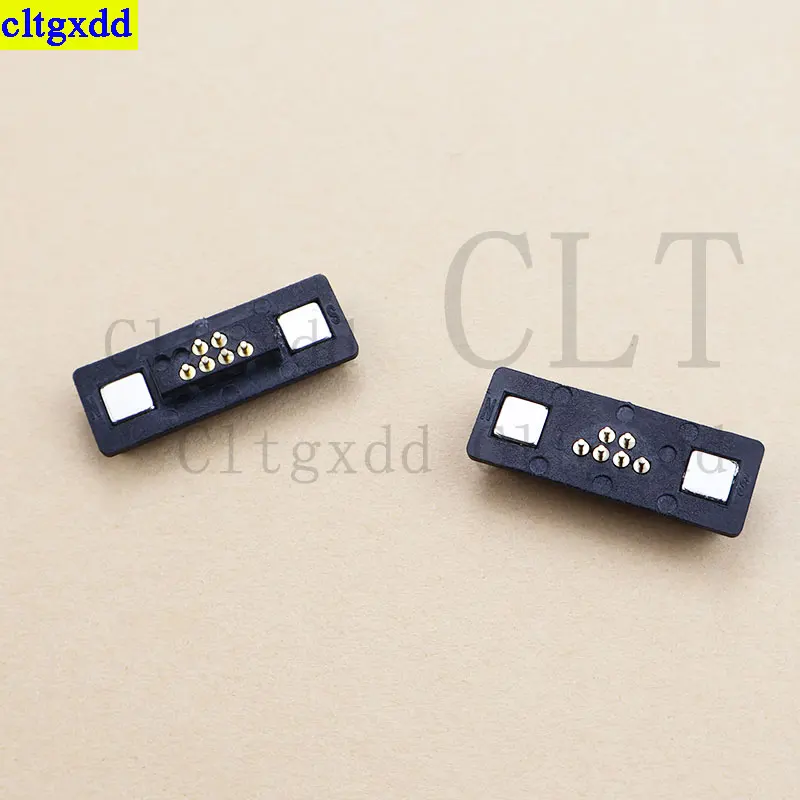 Cltgxdd 1 pair 6/7/8/9/10/11/12/14/15/16/17/18/19 Pin waterproof magnetic Pogo Pin DC power connector 2A male female spring loa