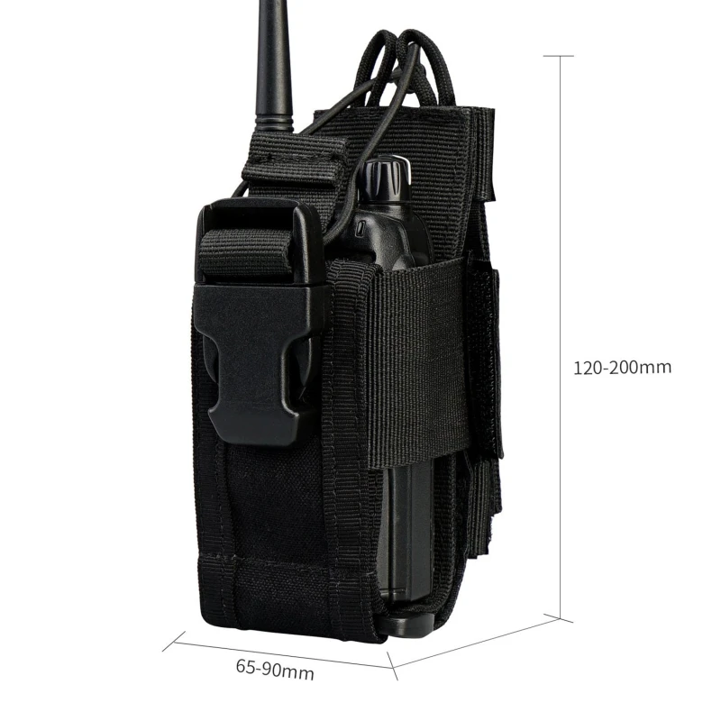 Adjustable Radio Holder Bag Molle Two Way Radio Holster Pouch Holder Oxford Duty Storage Case Walkie