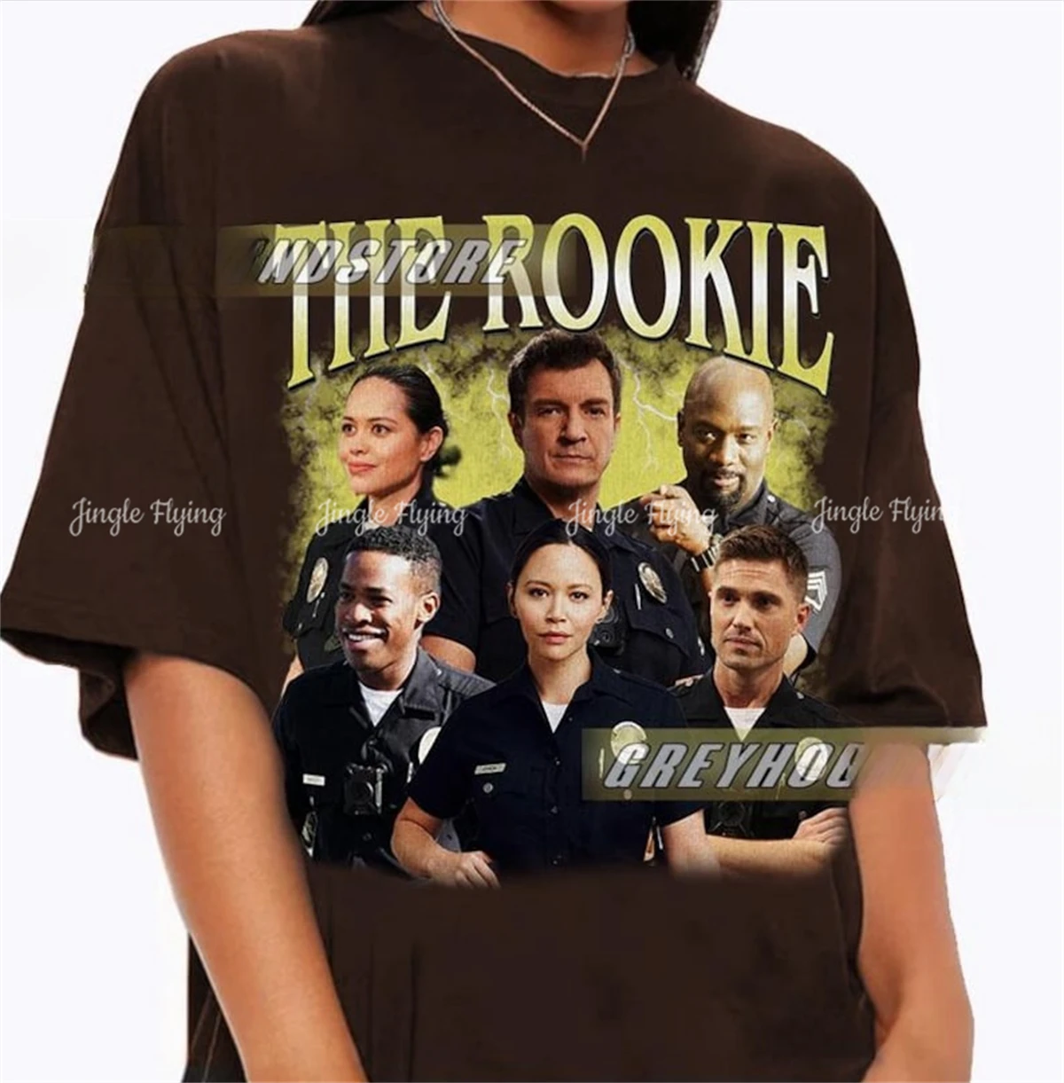 Limited The Rookie 90s Bootleg Vintage Tshirt Tim Bradford Lucy Chen Unisex Softstyle Shirt