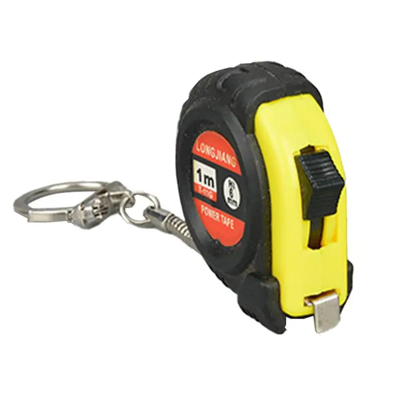 Measurement Tape Keychain Retractable Tape Measure Small 2pcs Tiny Tape Measure Self-Lock Tape Measure Measuring Key Chain