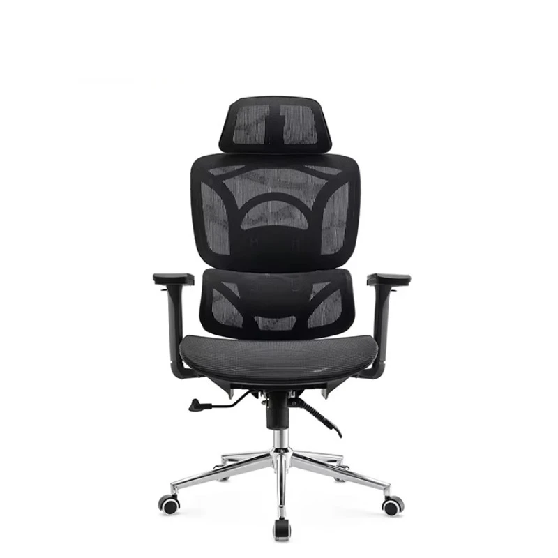 Ergonomic Office Chair Full Mesh Fabric Recliner With Adjustable Headrest and Swivel Feature Modern Office Chair