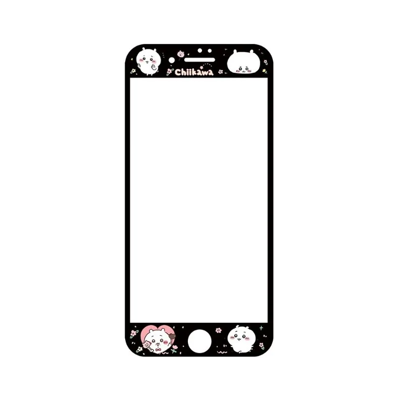 Chiikawa Classic Colorful Tempered Glass Screen Protector Cute Cartoon Film for IPhone 7 8 Plus Anti Scratch Phone Screen Guard