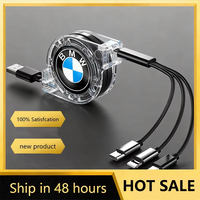 Car Interior 3 In 1 Fast Charger USB Data Cable Accessory For BMW E46 E60 E64 F10 F20 F30 F06 F12 F13 E90 E92 E93 F80 F82 F87 M1