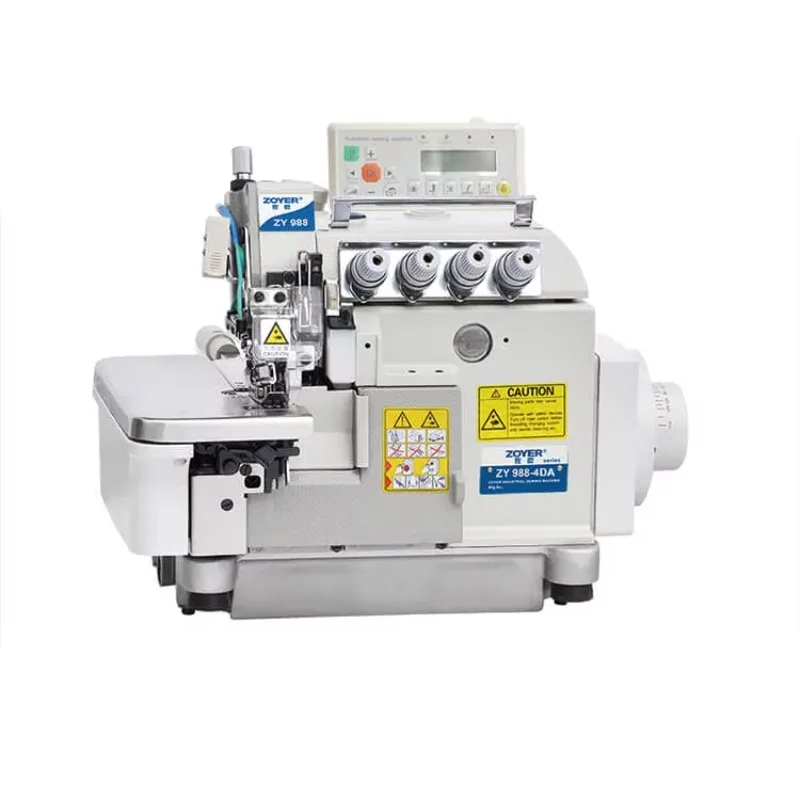 

ZY988-4DA Zoyer EX Series 4-thread Super High Speed Direct Drive Auto Trimmer Overlock Sewing Machine