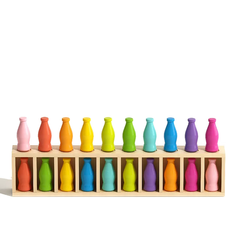 Botella de adivinación divertida, juego de desafío de Color, juguete a juego de bebidas, memoria y pensamiento lógico, tablero educativo de entrenamiento, regalo ﻿