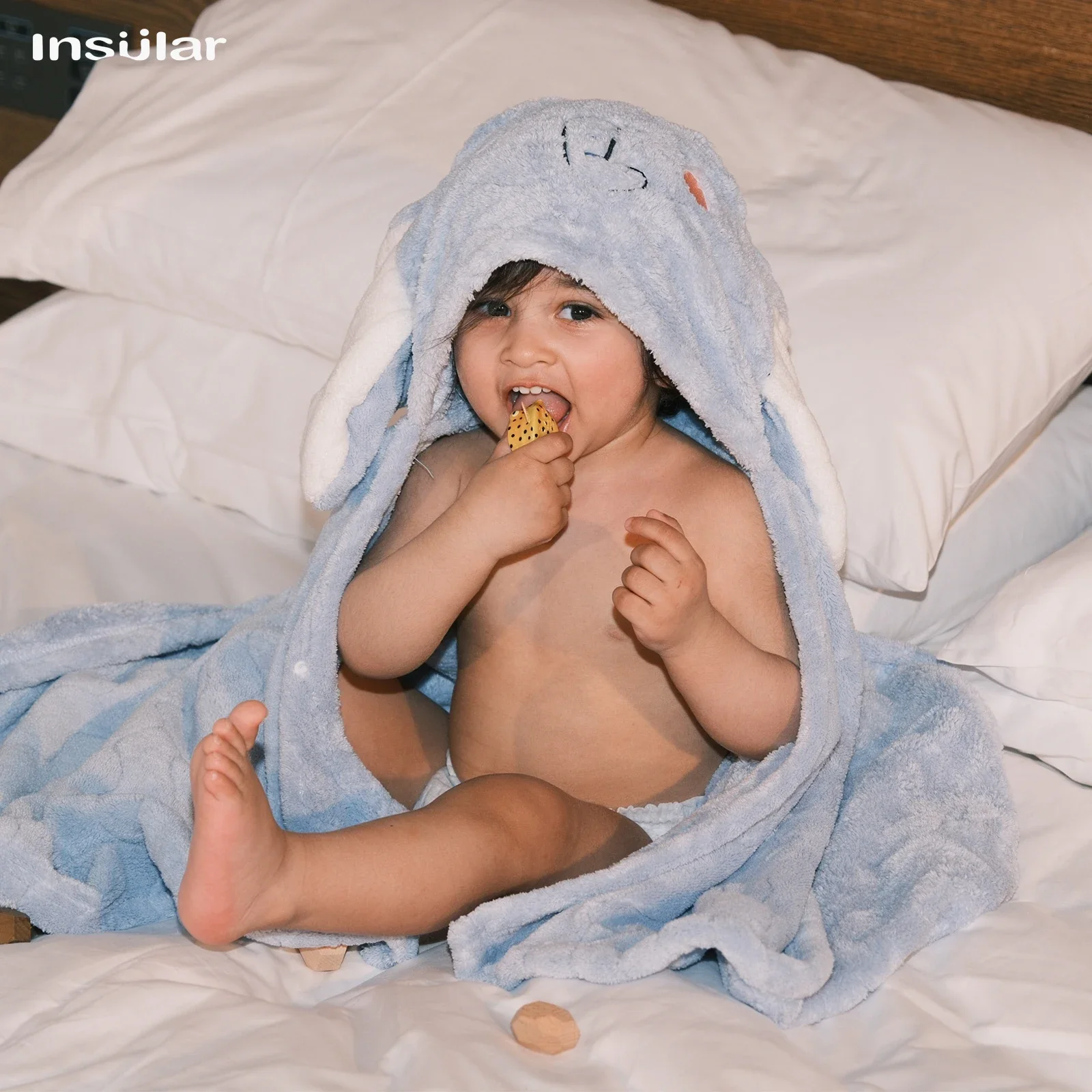 Baby Bath Hooded Towel Baby Poncho Washcloth Newborn Hood Cartoon Infant Towels Blanket Newborn Baby Bathrobe Infant Babys Stuff