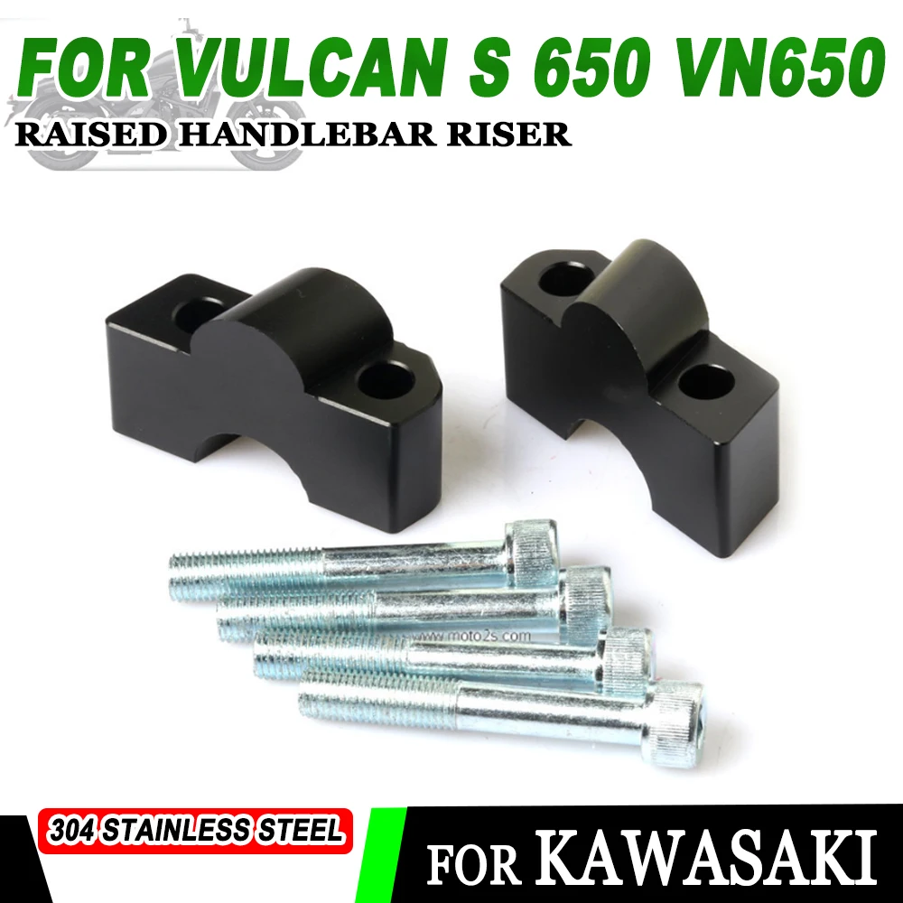 

For KAWASAKI Vulcan S 650 VN650 Motorcycle Accessories Handlebar Riser Up Back Move Bracket Handle Bar Mount Clamp Adjuster