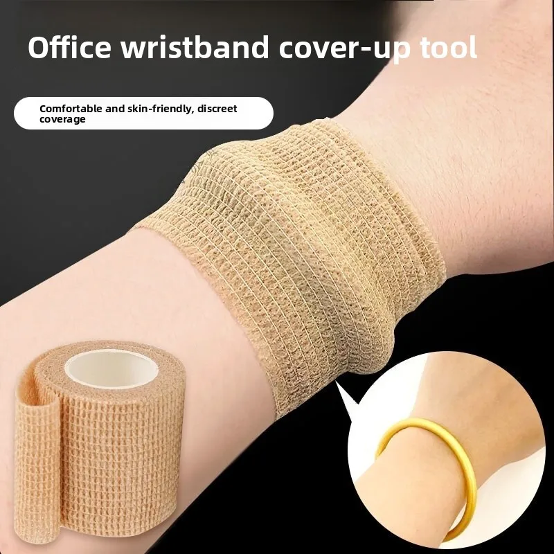 gold-color-invisible-protective-case-for-work-nurse-bracelet-anti-fall-durable-wristwear-for-office-use-wing-fire-snake-brand