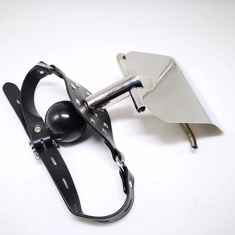 BDSM Slave Toilet Paper Holder + Asphyxia Gag Bondage Restraints Open Mouth Breathable Sex Toys Gag Adult Sex Games For Couple