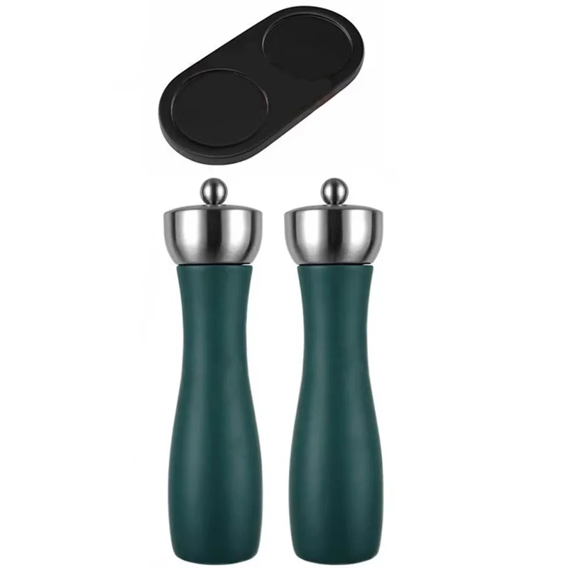

B08B-304 Stainless Steel Manual Pepper Grinder,Sea Salt Flower Pepper Mills, Core,Multi-Purpose BBQ Spice Shakers Tool