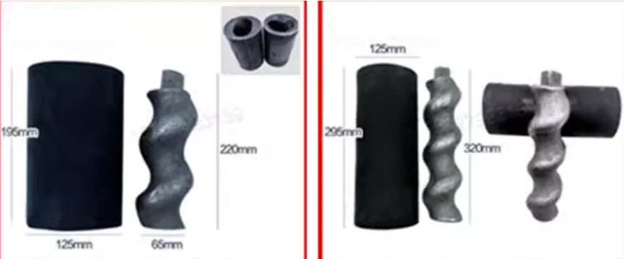 أجزاء آلة التجصيص المسمار مضخة المطاط الجزء الثابت الدوار #5