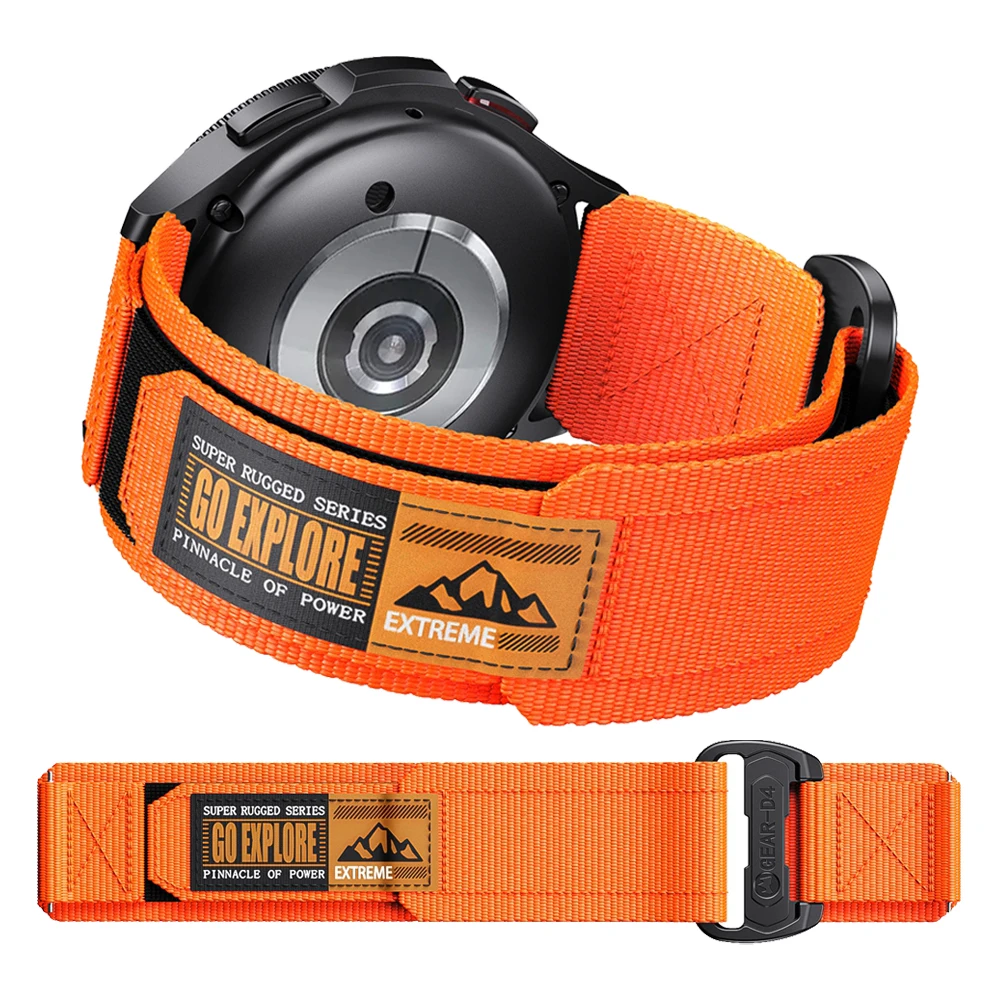 22 مللي متر سهلة تناسب الرياضة النايلون حزام لهواوي ساعة GT6 GT5 برو الفرقة ل GT6 GT5 GT4 GT3 46 مللي متر في نهاية المطاف سوار الساعات #2