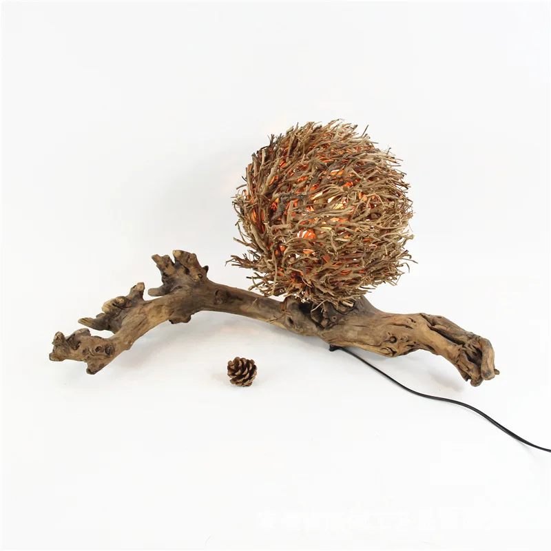 

Hollow design bird's nest lamp, bed and breakfast hotel home floor lamp, atmosphere ornament decoration