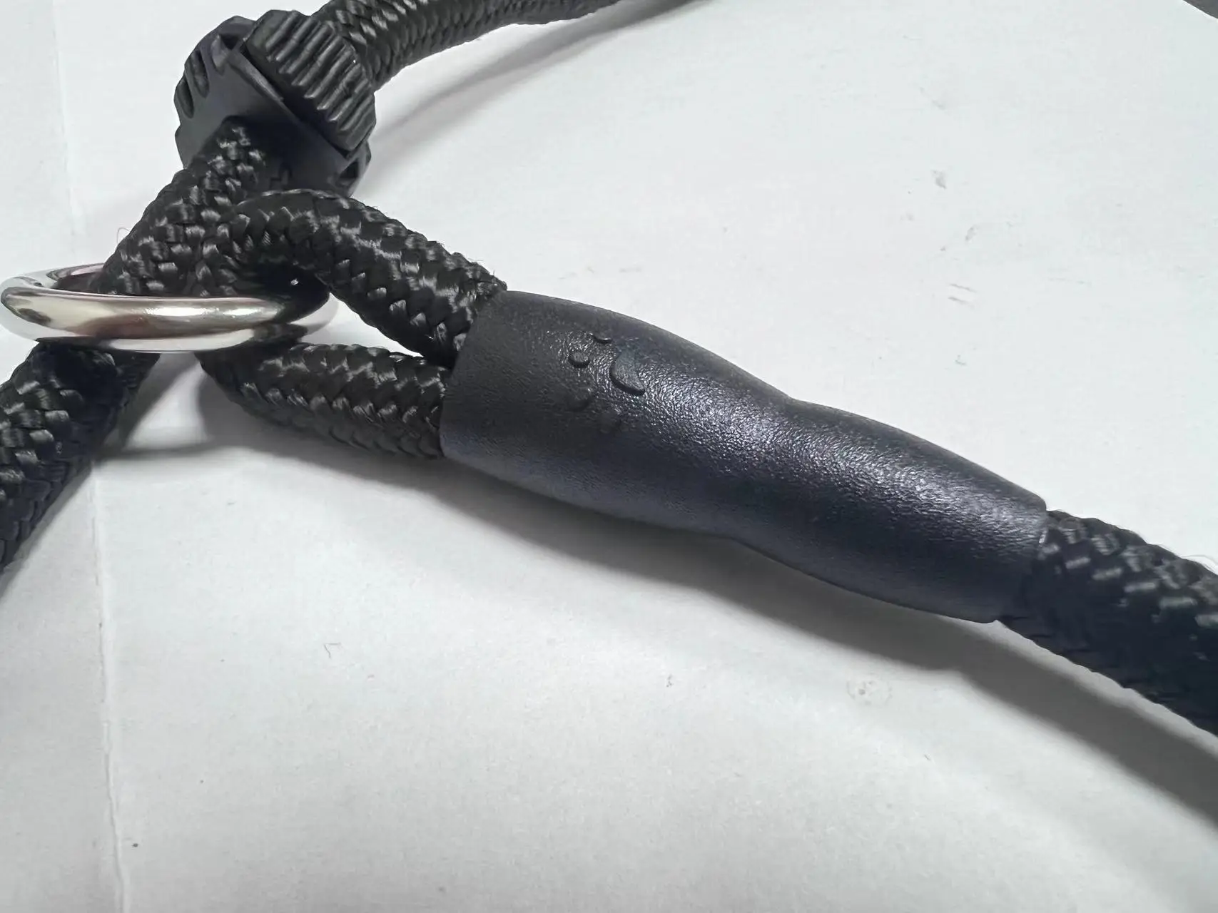 Traction Rope Gear Choke Collar For Dog Training Handmade of Cord with Limiter Waterproof Dog Training Rope Accessories