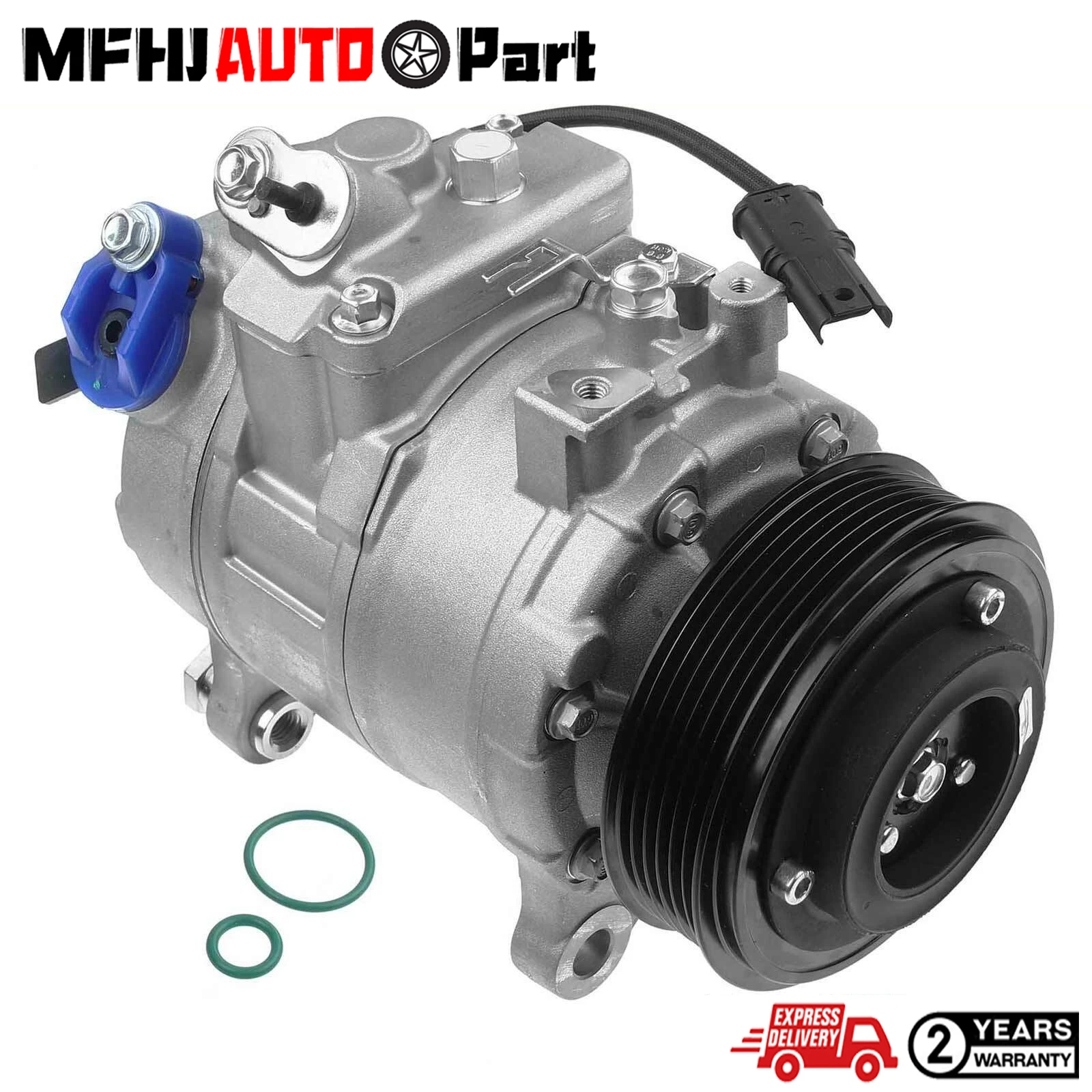 New AC Compressor with Clutch For BMW X3 F25 X4 F26 2013-2018 L4 2.0L xDrive28d 64529396722, 64506805025, 64529216467