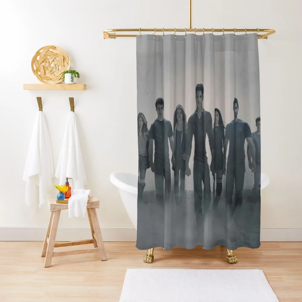 

Teen Wolf Cast Shower Curtain Accessories For Shower And Services Waterproof Bath And Anti-Mold Cover Curtain