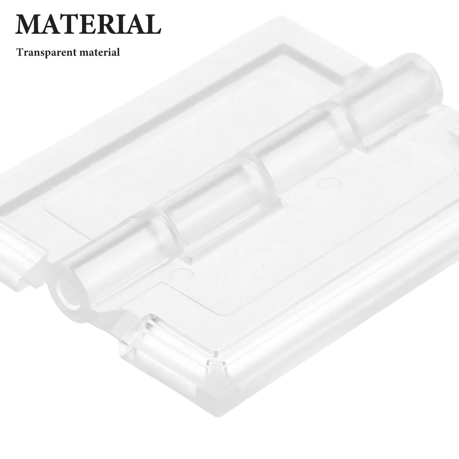 20pcs Clear Acrylic Cabinet Hinges Smooth Rotation Mini Hinge for Display Boxes Jewelry Boxes Small Craft Projects Easy Install