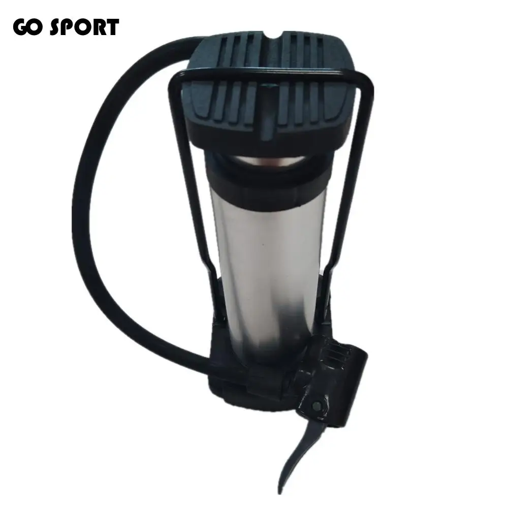 

Effortless Mini Bicycle Inflator Pump Step on Aluminium Alloy Biking Air Pump Lightweight Household Bike Foot Pump Road Bike