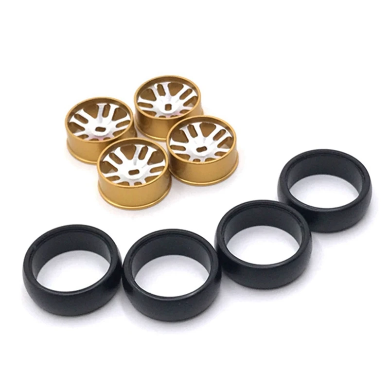 Metal Wheel Rim Hard Drift Tire For Wltoys 284131 K969 K989 P929 Mini-Z Mini-Q Mini-D IW04M 1/28 RC Car Upgrade Parts