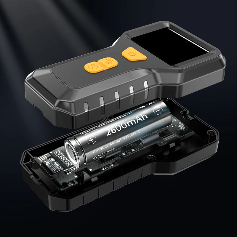 Câmera endoscópica com luz 2 Polegada ips boroscópio câmera de esgoto com portátil ip67 à prova dip67 água cobra câmera para ferramentas masculinas