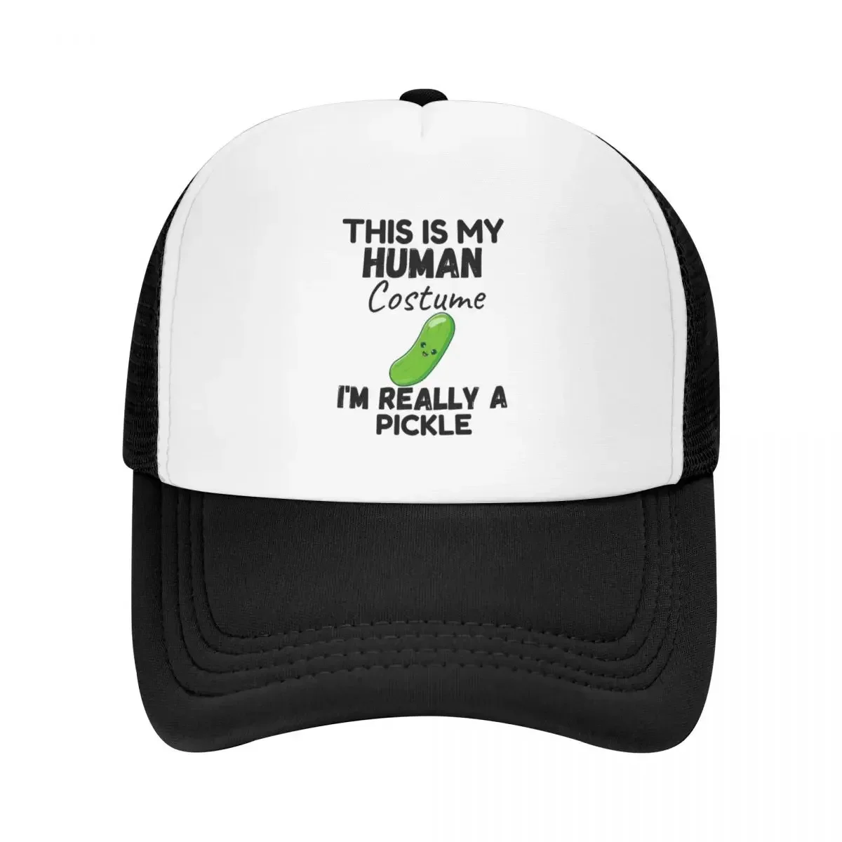 This Is My Human Costume I'm Really A Pickle- Funny Saying Baseball Cap Hat Luxury Brand Anime Hat Sun Cap Man Women's