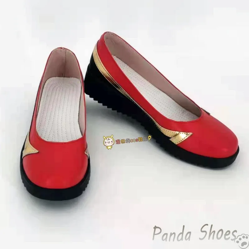 LOL Ahri Cosplay Shoes Comic Anime Game League of Legends Ahri Red Boots Cosplay Costume Prop Shoes for Con Halloween Party