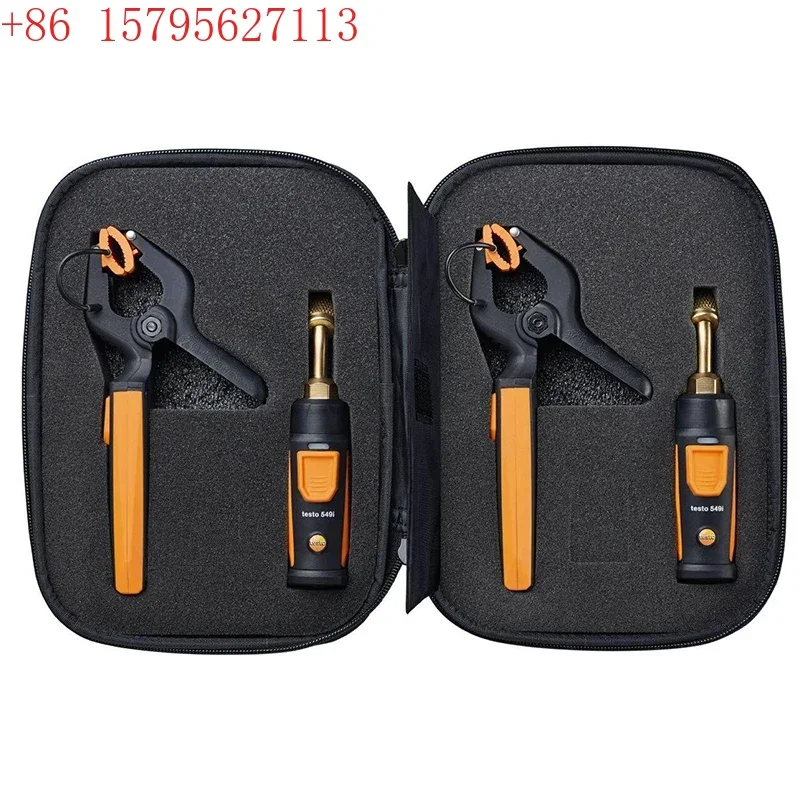 Testo 0563 0002 10 Smart Probes AC &Refrigeration Test Kit 2pcs Testo 115i and 2 Pcs Testo 549i Wireless Smart Bluetooth-compati