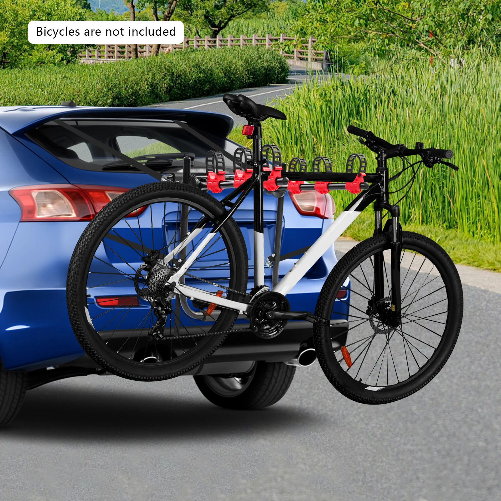 

Bicycle Car Racks，Trunk installation，Foldable for storage，3- Bicycle Hitch Racks ，Overall Load-bearing：20kg/44.1 lbs