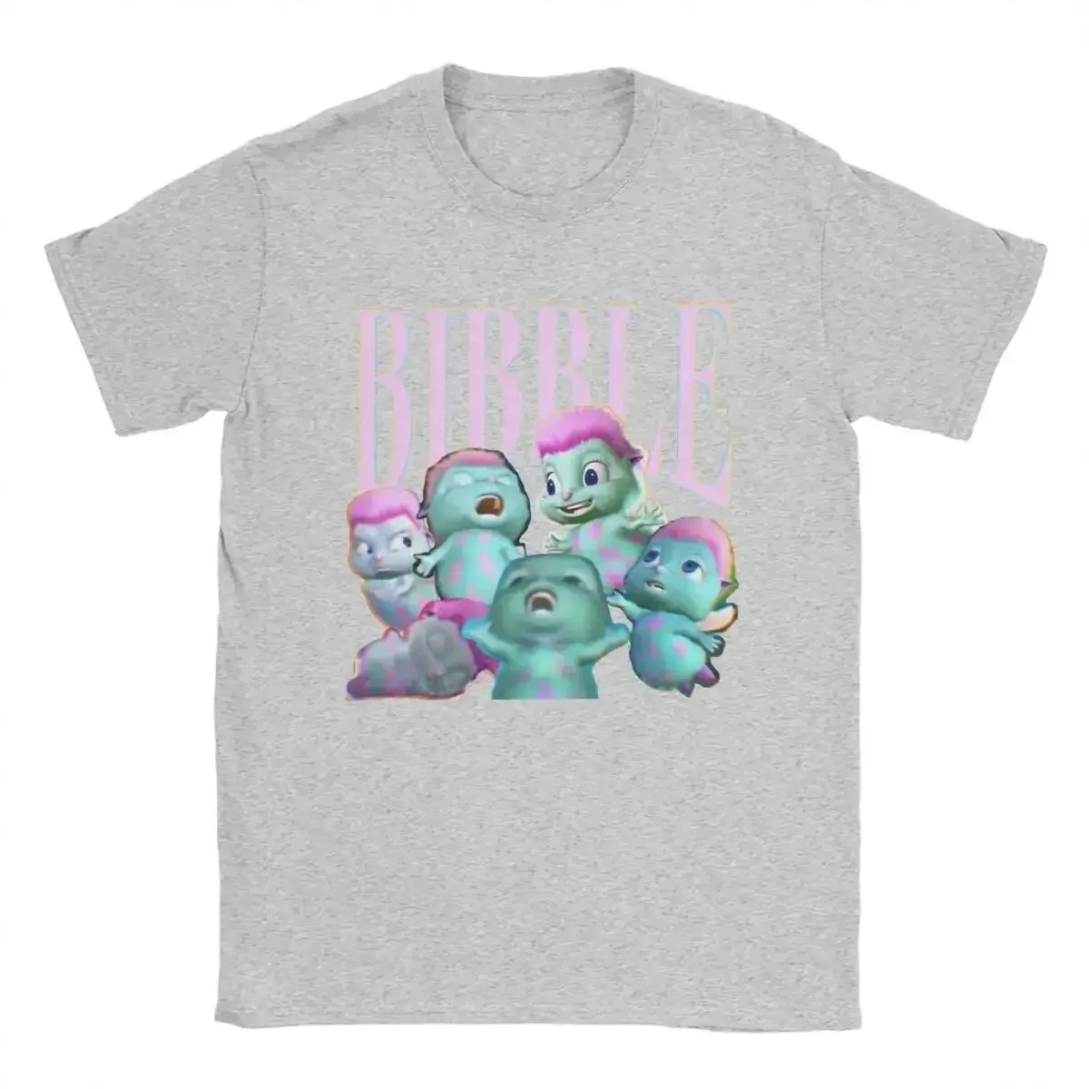 Vintage Bibble Collage T-Shirts Y2k Hip Pop T Shirts Fashion Print TShirt Vintage Harajuku Cotton Casual Loose TShirts Unisex