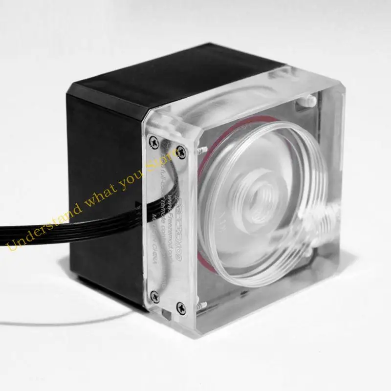 J60a RVB Fracture refroidissement à eau Pompe pour PC CPU 4 mètres Flux hauteur verticale 800L / H LED